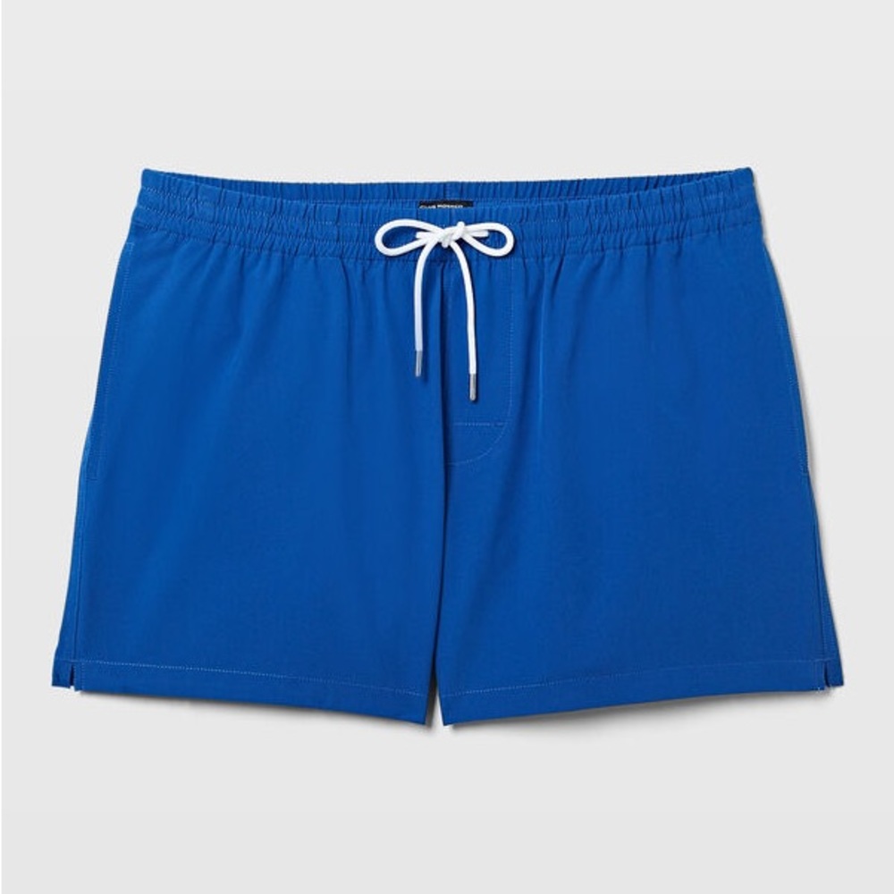 Club Monaco: Arlen Solid Swim Trunk (Blue, Size: M) NWT